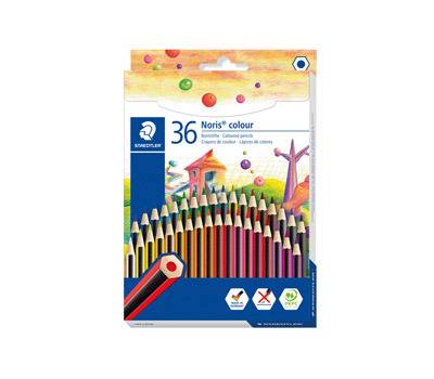 Matite colorate Noris Colour - in Wopex - colori assortiti - astuccio 36 pezzi - Staedtler - 185 CD36 - 4007817038734 - DMwebShop