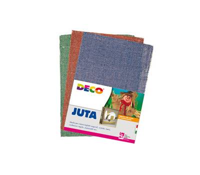 Juta naturale - 20 x 30 cm - colori assortiti - conf. 10 pezzi - Deco - 05541 - 8004957055412 - DMwebShop