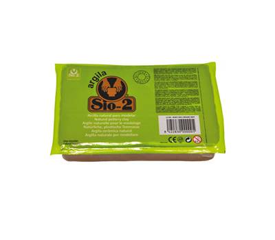 Argilla naturale panetto 1,5 kg - rosso - Cwr - 10381 - 8422830000005 - DMwebShop