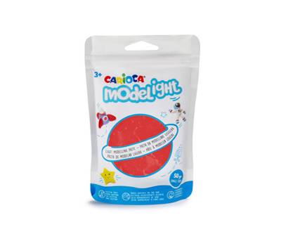 Pasta Model Light - 50 gr - rosso - Carioca - 42686/03 - 8003511426866 - DMwebShop