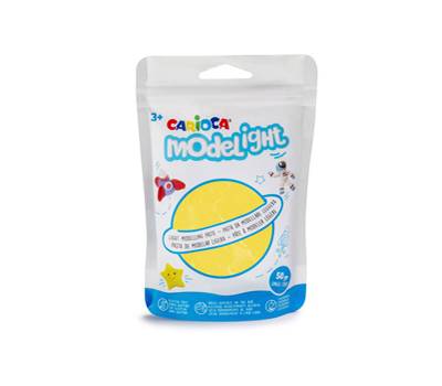 Pasta Model Light - 50 gr - giallo - Carioca - 42686/05 - 8003511054267 - DMwebShop