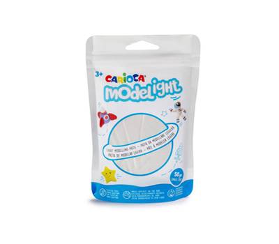 Pasta Model Light - 50 gr - bianco - Carioca - 42686/31 - 8003511314262 - DMwebShop