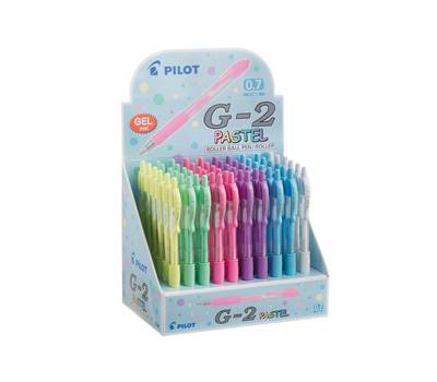 Roller gel scatto G-2 - 0,7 mm - colori assortiti pastel Display - conf. 60 pezzi - Pilot - Z99735 - 4902505466748 - DMwebShop