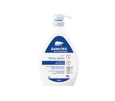 Sapone Total Body - con glicerina - 1 lt - Sanitec - 6030 - 8050999570062 - DMwebShop