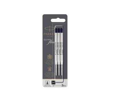 Refill sfera Quinkflow - punta media - nero - blister 3 pezzi - Parker - 2119151 - 3026981191510 - DMwebShop