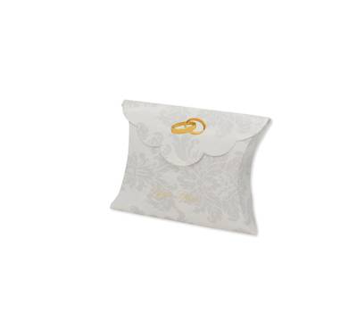 Scatolina portaconfetti Sposi carta - 10 x 8 x 3 cm - conf.25 pezzi - Big Party - 81681 - 8020834816815 - DMwebShop
