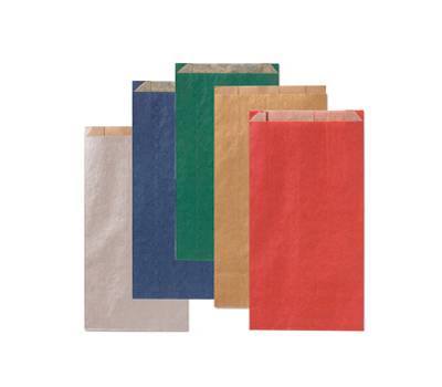Sacchetti a soffietto - 8 x 16 + 2,5 cm - colori scuri assortiti - conf. 100 pezzi - Rex Sadoch - MLCO2DAR - 8006715111453 - DMwebShop