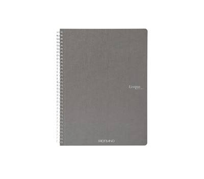 Maxiquaderno EcoQua original - spiralato - A4 - 90 gr - 5 mm - 70 fogli - antracite - conf. 5 pezzi - Fabriano - 19290101 - 8001348215509 - DMwebShop