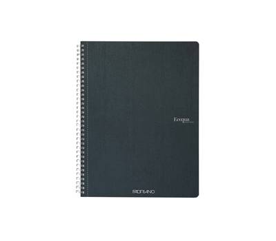 Maxiquaderno EcoQua original - spiralato - A4 - 90 gr - 1 rigo - 70 fogli - verde scuro - conf. 5 pezzi - Fabriano - 19290210 - 8001348215837 - DMwebShop