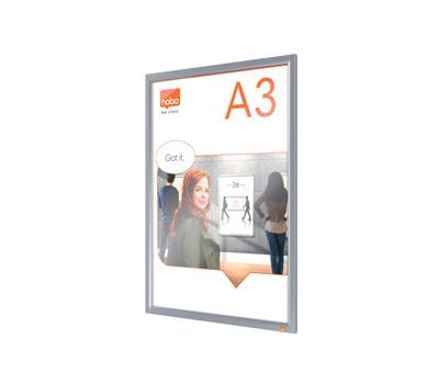 Cornice Impression PRO - a clip - A3 - alluminio - Nobo - 1915577 - 5028252620673 - DMwebShop Cornice Impression PRO - a clip - A3 - alluminio - Nobo - 1915577 - 5028252620673 - DMwebShop