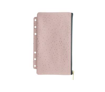 Pochette Confetti - per organiser - con zip - f.to A5 - Personal - rosa - Filofax - 132709 - 5059145462490 - DMwebShop