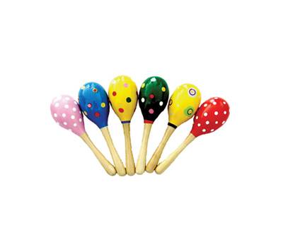 Coppia di maracas - in legno - 20 x 5,5 cm - Cwr - 11891 - 8004957118919 - DMwebShop