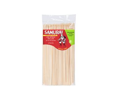 Spiedi delux - in bambu' - 25 cm - conf. 250 pezzi - Samurai Party - G2SM-0938R - 8003350547647 - DMwebShop
