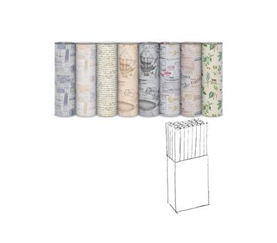Carta regalo Eco Retro' - 70 x 100 cm - 65 gr - 100 fogli - Rex Sadoch - EC400RO1 - 8006715078015 - DMwebShop