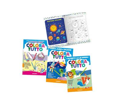 Album da colorare alfabeto inglese spazio - 24 facciate per bambina - pacco 6 pezzi - conf. 6 pezzi - Blasetti - 7702 - 8007758277021 - DMwebShop