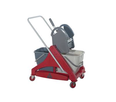 Carrello duo Qo-kart ClassicoTre 30 - per pulizie - plastica - 42 x 78 x 93 cm - Taxon - 4301230.r - 8057960705010 - DMwebShop