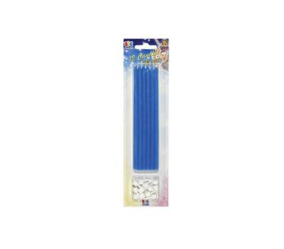 Candeline matite 15 cm celeste - 26555