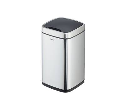 Cestino no touch con sensore 24 x 24 x 43 cm 12 lt argento metallizzato - 26231