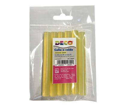 Colla stick adesivo forte diametro 11 mm x 10 cm Deco 12829 - 26473