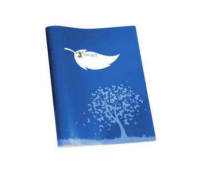 Coprimaxi Green con tasche 21 x 30 cm carta 120 gr blu - 26523