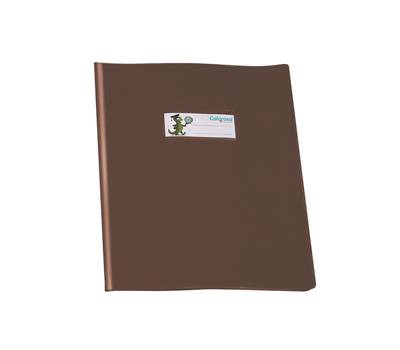 Coprimaxi GreenLine con alette PVC 220 mic 21 x 30 cm lucido coprente marrone Colorosa - 26507