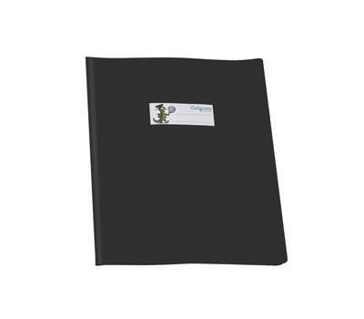 Coprimaxi GreenLine con alette PVC 220 mic 21 x 30 cm lucido coprente nero Colorosa - 26509