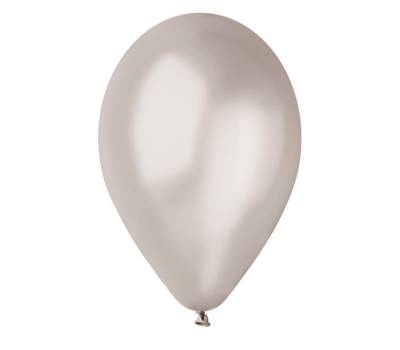 Palloncini in lattice metallizzati diametro 26 cm argento Big Party 72191 - 26587