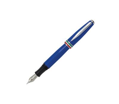 Penna stilografica Aldo Domani punta M fusto azzurro italia - 26639