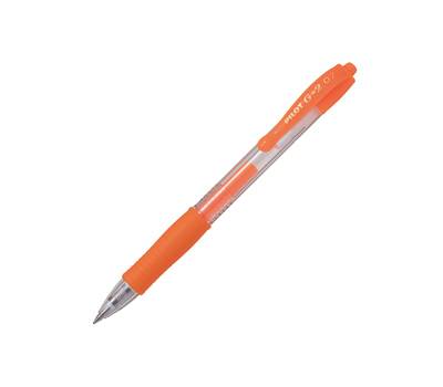 Roller gel a scatto G 2 punta 0,7 mm arancio neon - 26757