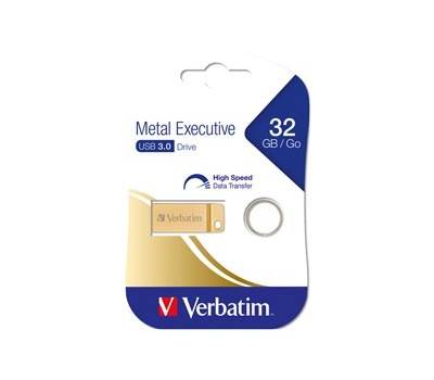 Memoria USB 3.0 - Metal Executive Drive - Oro - 32 Gb - Verbatim - 99105 - 23942991052 - DMwebShop
