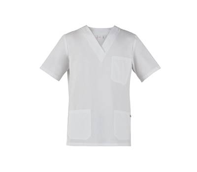 Casacca Jason - maniche corte - unisex - taglia M - bianco - Giblor's - Q3K00242-C01-M - 8056149338315 - DMwebShop