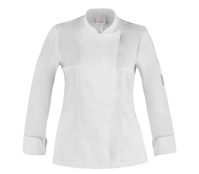 Giacca da Chef Celine - da donna - taglia L - bianco - Giblor's - Q8G00188-C01-L - 8011513100172 - DMwebShop