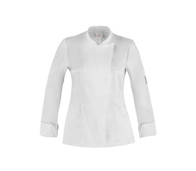 Giacca da Chef Celine - da donna - taglia L - bianco - Giblor's - Q8G00188-C01-L - 8011513100172 - DMwebShop