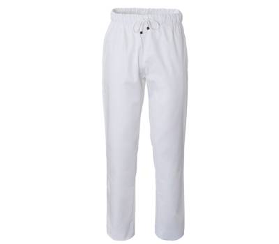 Pantalone da cuoco Plutone - taglia L - bianco - Giblor's - Q8P00193-C01-L - 8056149337981 - DMwebShop