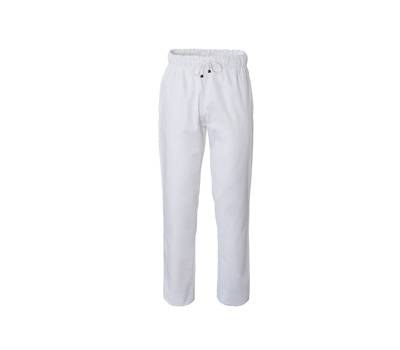 Pantalone da cuoco Plutone - taglia L - bianco - Giblor's - Q8P00193-C01-L - 8056149337981 - DMwebShop