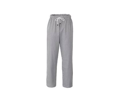 Pantalone da cuoco Plutone - taglia M - bianco-quadretti neri - Giblor's - Q8P00195-Q32-M - 8056149338155 - DMwebShop