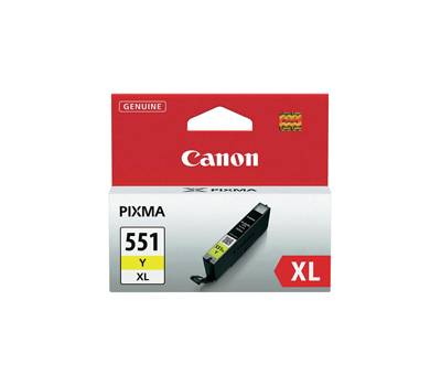 Serbatoio inchiostro - giallo - CLI-551XLY - 660 pagine - Canon - 6446B001 - 4960999904917 - DMwebShop