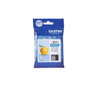 Cartuccia BROTHER Inkjet Ciano LC3211C Originale - 1996