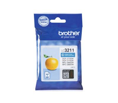 Cartuccia BROTHER Inkjet Ciano LC3211C Originale - 1996