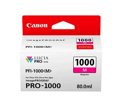 Cartuccia CANON Inkjet Magenta PFI 1000M 0548C001 Originale - 2237