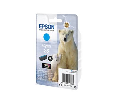 Cartuccia EPSON Inkjet Ciano 26 Originale - 4742