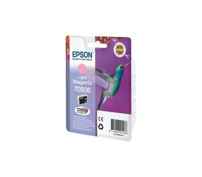 Cartuccia EPSON Inkjet Magenta chiaro T0806 Originale - 449