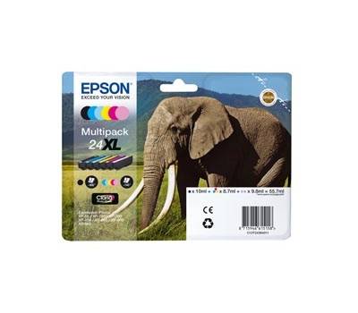 Cartuccia Multipack EPSON Inkjet 24XL confezione 6 cartucce Originale - 2271