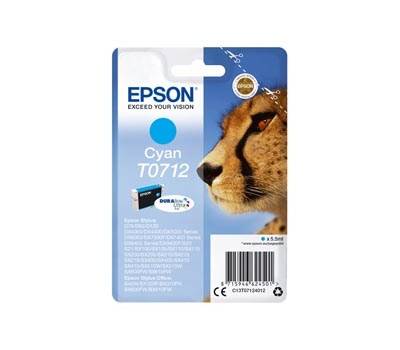 Cartuccia originale inchiostro - ciano - T0712 - 5,5 ml - Epson - C13T07124012 - 8715946624501 - DMwebShop