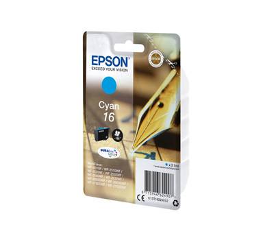 Cartuccia originale inchiostro - ciano - Epson 16 - 3,1 ml - Epson - C13T16224012 - 8715946624914 - DMwebShop