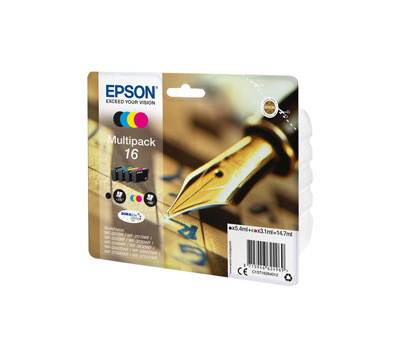 Multipack Cartucce Originale - Epson 16 - Confezione 4 cartucce - Epson - C13T16264012 - 8715946624969 - DMwebShop