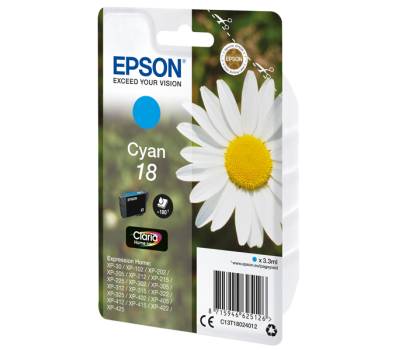 Cartuccia originale inchiostro - ciano - Epson 18 - 3,3 ml - Epson - C13T18024012 - 8715946625126 - DMwebShop