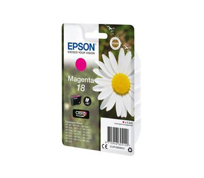 Cartuccia originale inchiostro - magenta - Epson 18 - 3,3 ml - Epson - C13T18034012 - 8715946625140 - DMwebShop