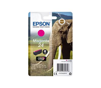 Cartuccia originale inchiostro - magenta - Epson 24 - 4,6 ml - Epson - C13T24234012 - 8715946625348 - DMwebShop