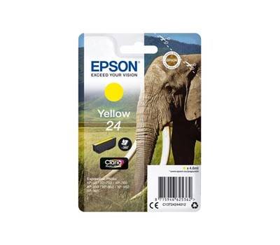 Cartuccia originale inchiostro - giallo - Epson 24 - 4,6 ml - Epson - C13T24244012 - 8715946625362 - DMwebShop